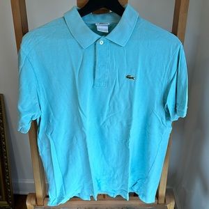 Teal Lacoste Polo